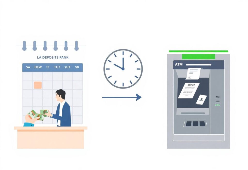 Dépôt espèces au Crédit Mutuel : Combien de temps ?