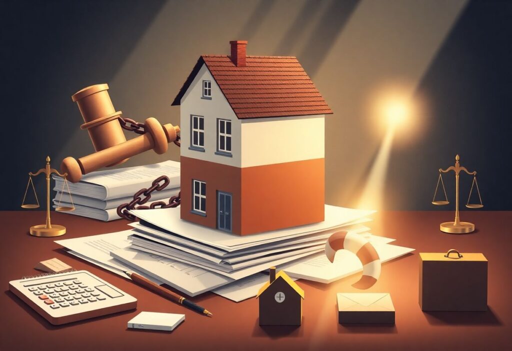 Saisie immobilière : que faire quand la vente ne couvre pas la dette ?