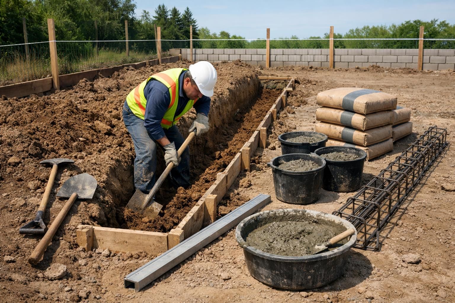découvrez étape par étape comment réaliser la fondation d’un mur de clôture de 2 mètres, avec des conseils pratiques pour garantir solidité et durabilité.