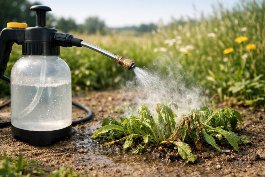 découvrez tout ce qu'il faut savoir sur l'acide chlorhydrique comme désherbant : utilisation, efficacité, précautions et conseils pratiques pour un jardin sans mauvaises herbes.