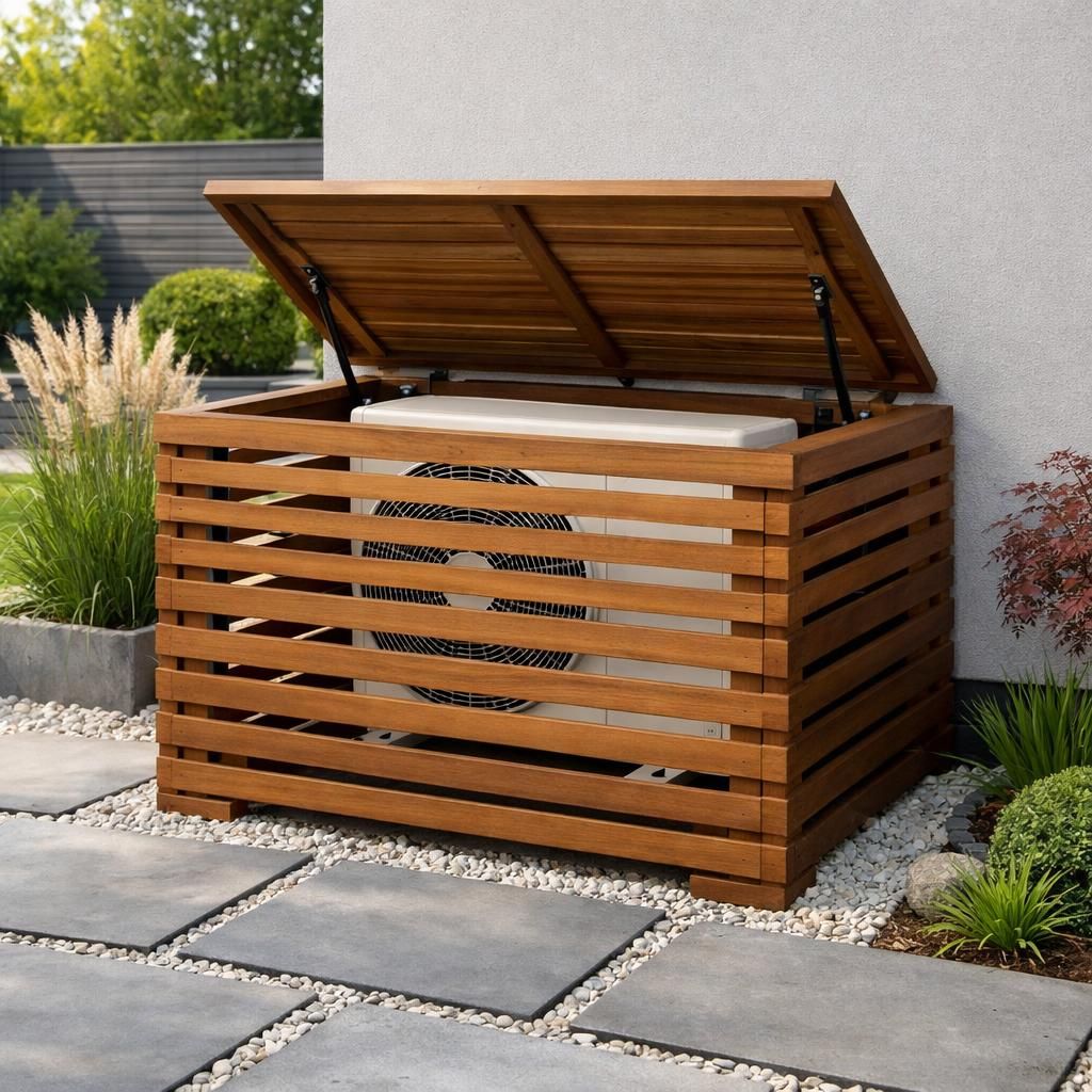 découvrez comment fabriquer facilement un cache pour votre climatiseur extérieur afin de le protéger et améliorer l'esthétique de votre jardin ou balcon.