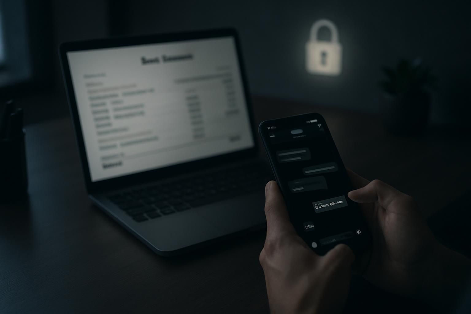 Est-il dangereux de partager un relevé de compte bancaire ?